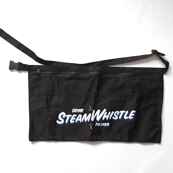 RARE Steam Whistle Beer Pilsner Bartender Apron Beer Pouch Waitress Uniform - Picture 1 of 3